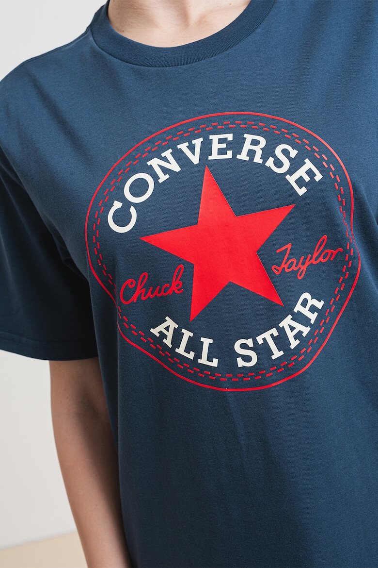 Converse Tricou unisex de bumbac cu logo - Pled.ro