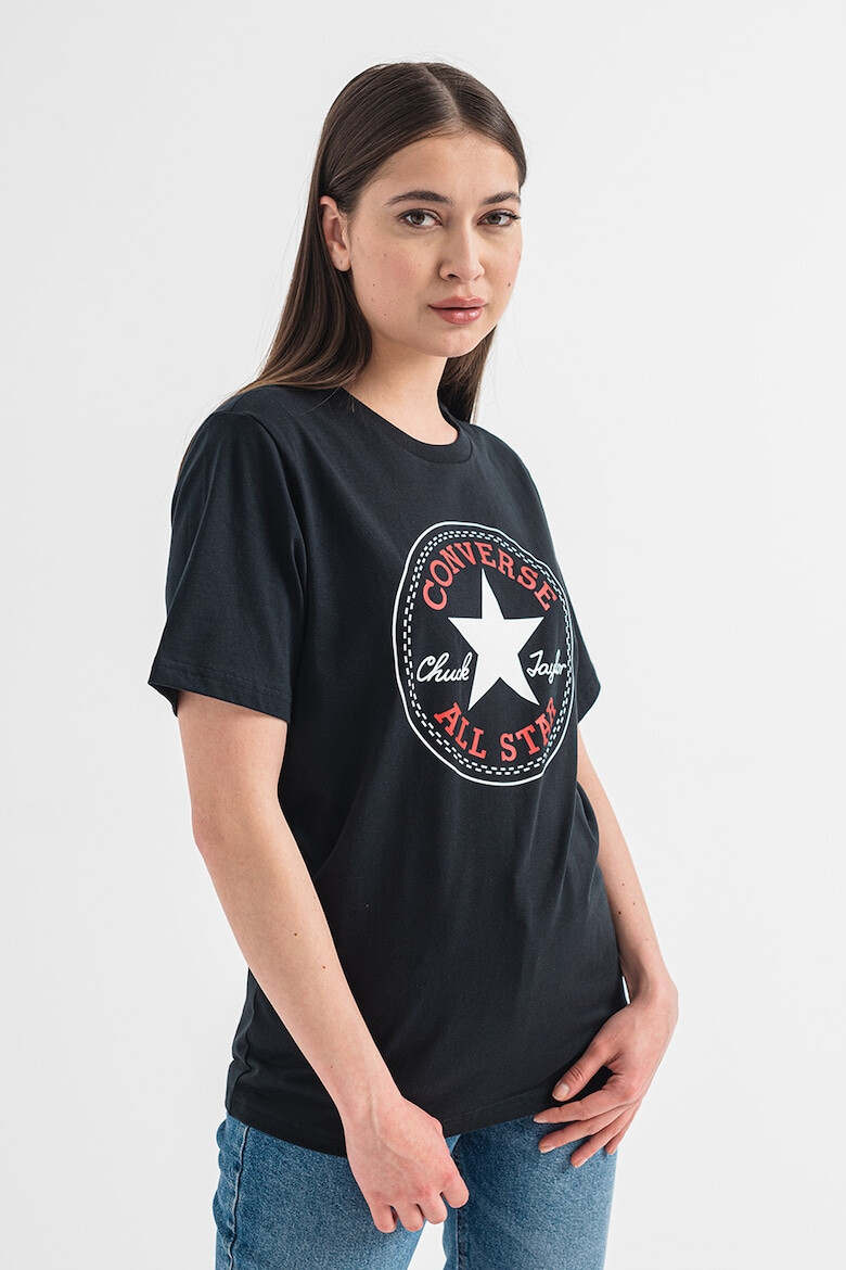 Converse Tricou unisex de bumbac cu logo - Pled.ro