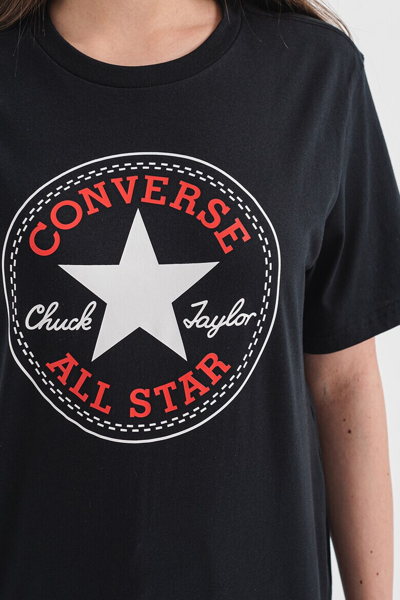 Converse Tricou unisex de bumbac cu logo - Pled.ro