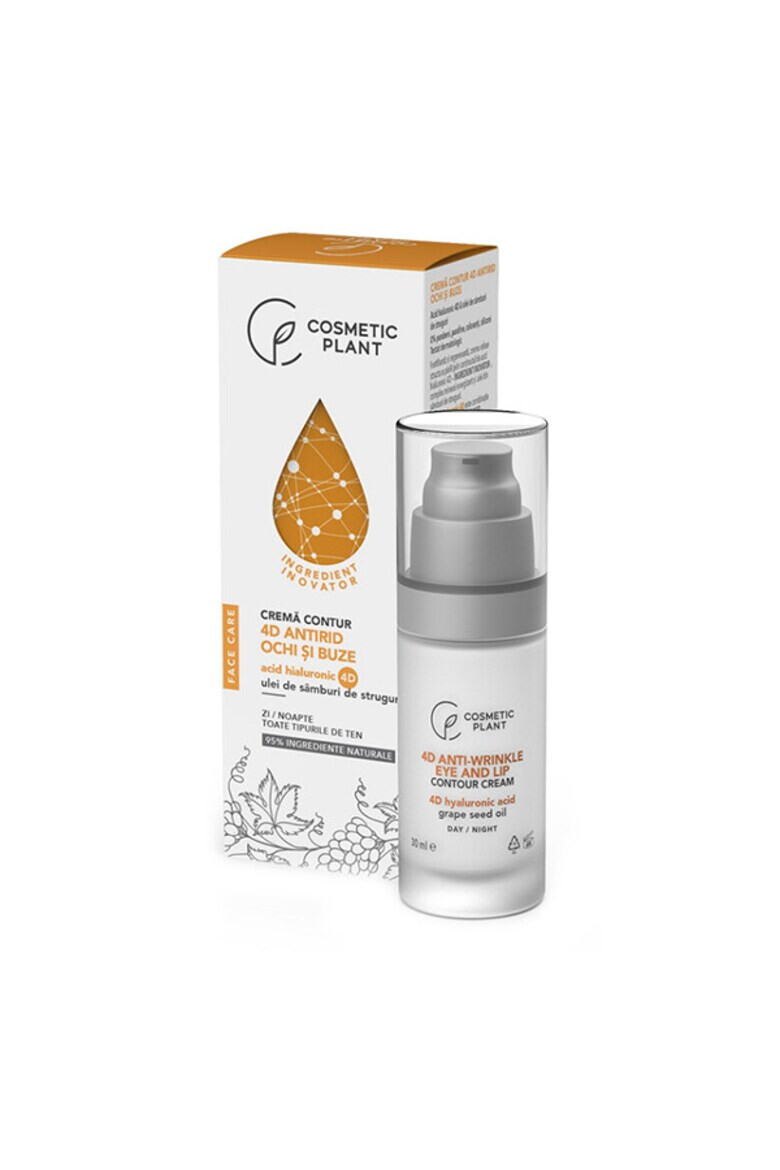 Cosmetic Plant Crema antirid contur ochi si buze 4D Face Care 30 ml - Pled.ro