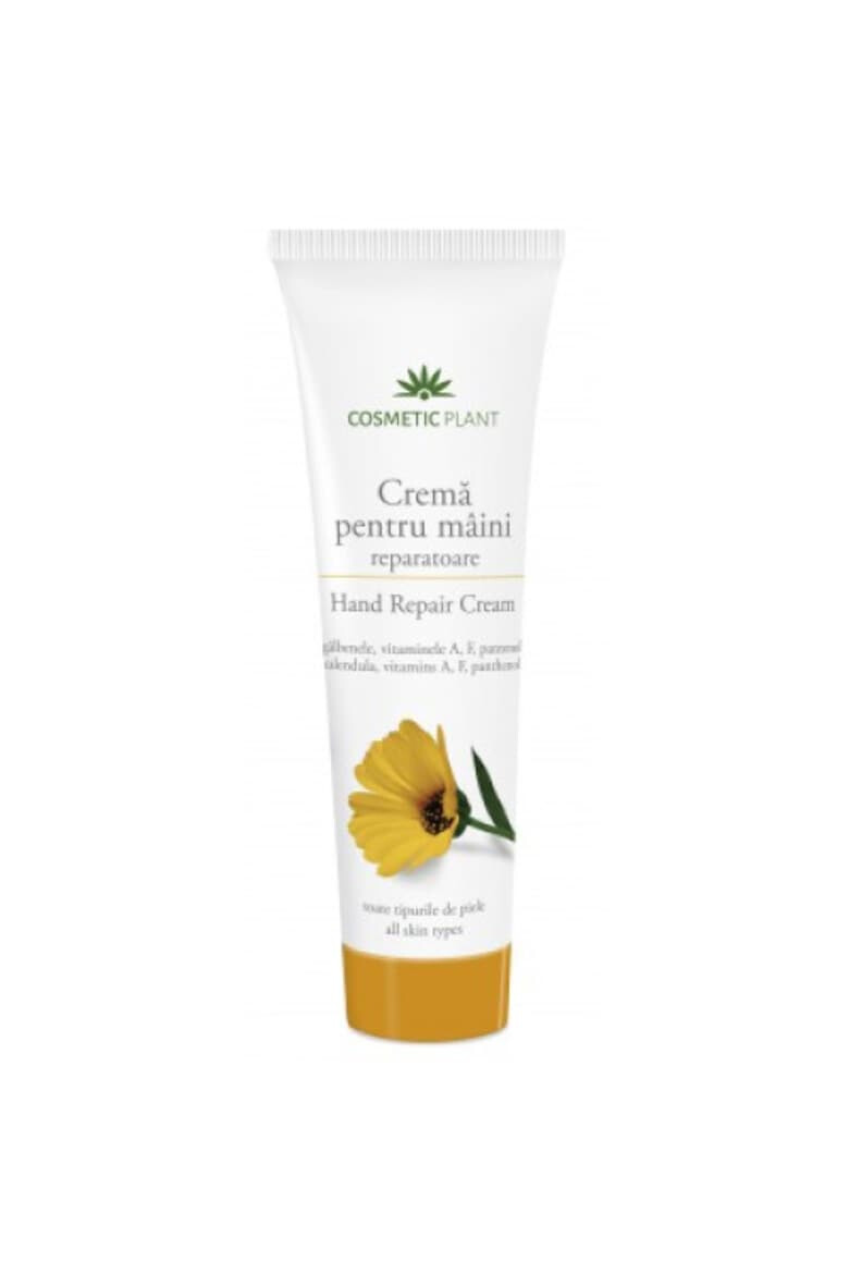 Cosmetic Plant Crema pentru maini reparatoare cu extract de galbenele si vitaminele A F si pantenol - Pled.ro