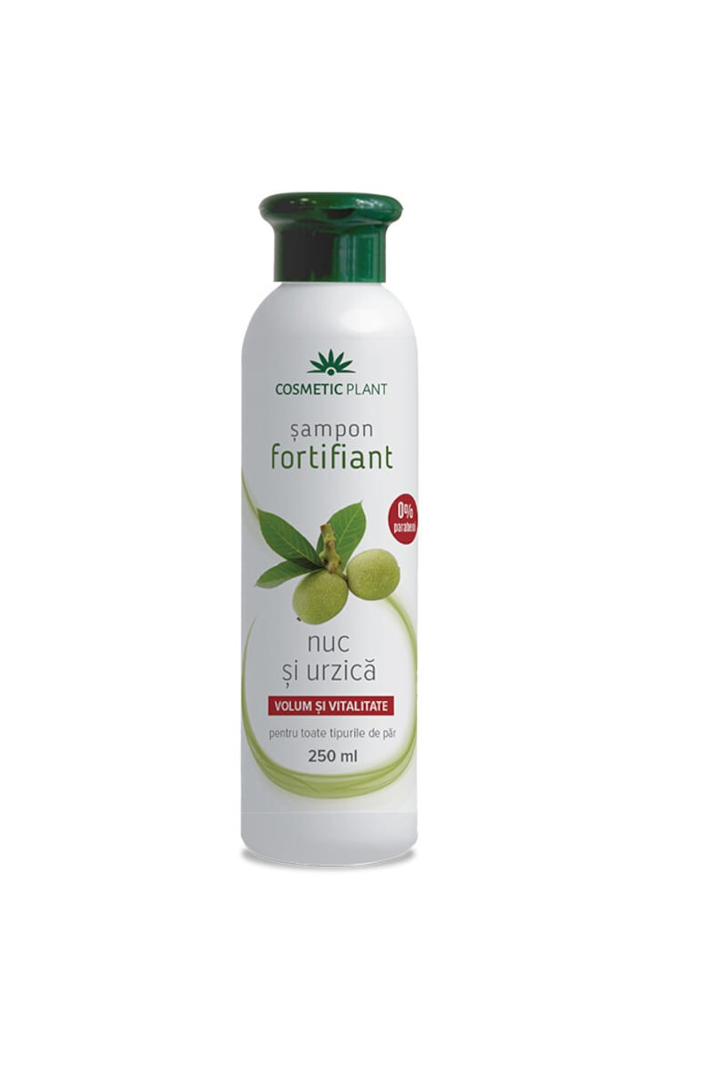 Cosmetic Plant Sampon fortifiant cu nuc si urzica Unisex 250 ml - Pled.ro