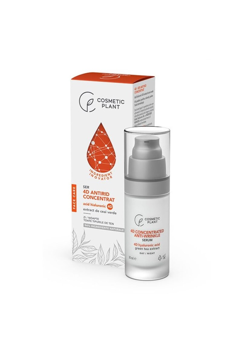 Cosmetic Plant Ser antirid concentrat cu acid hialuronic 4D FaceCare 30 ml - Pled.ro