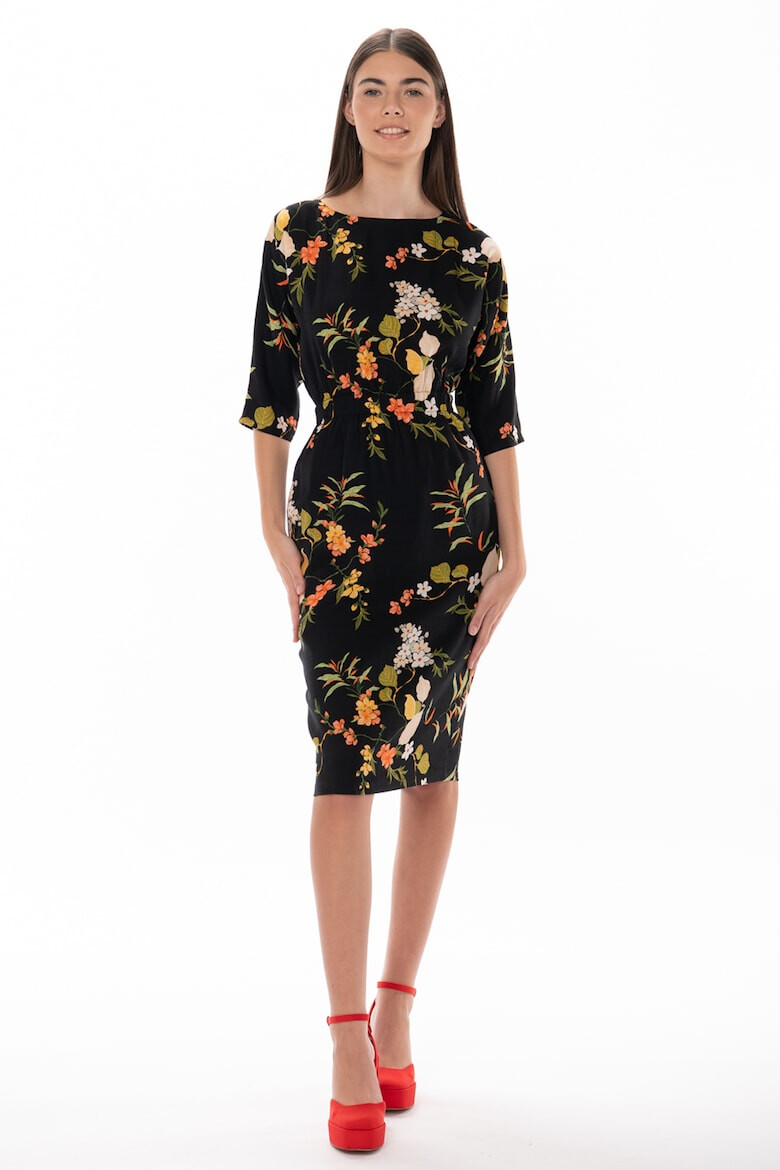 Couture de Marie Rochie cambrata cu imprimeu floral Lise - Pled.ro