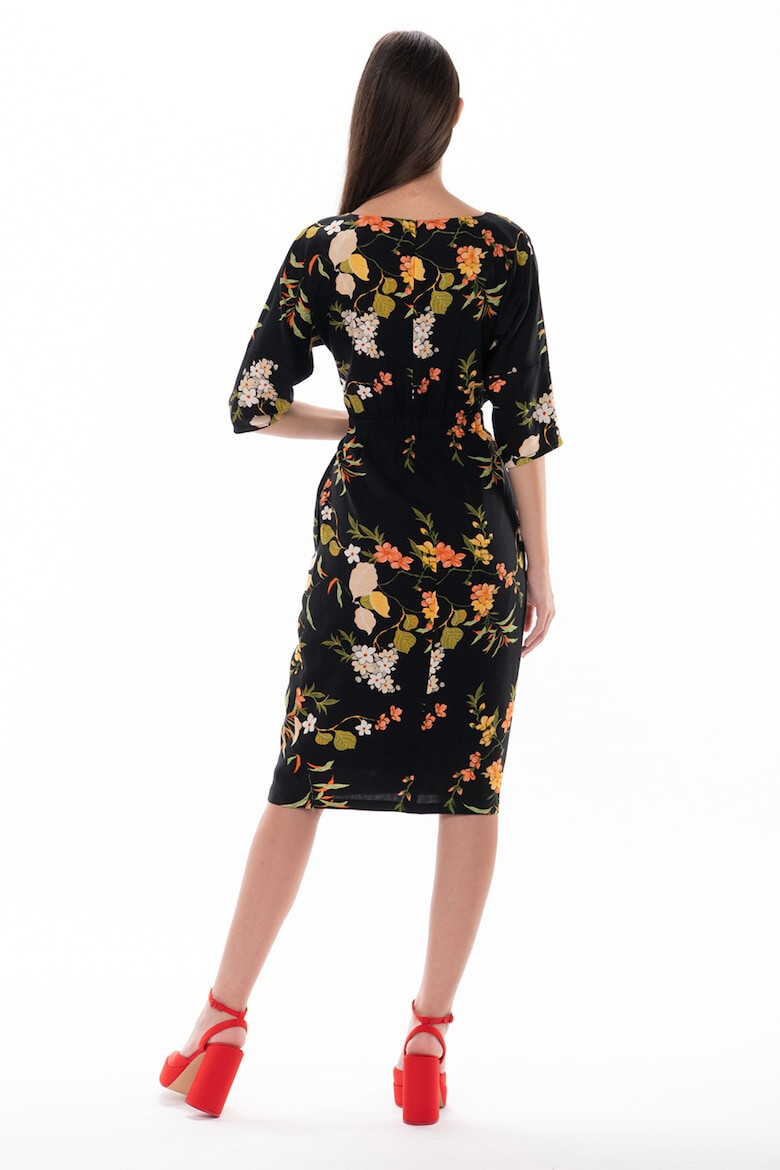 Couture de Marie Rochie cambrata cu imprimeu floral Lise - Pled.ro