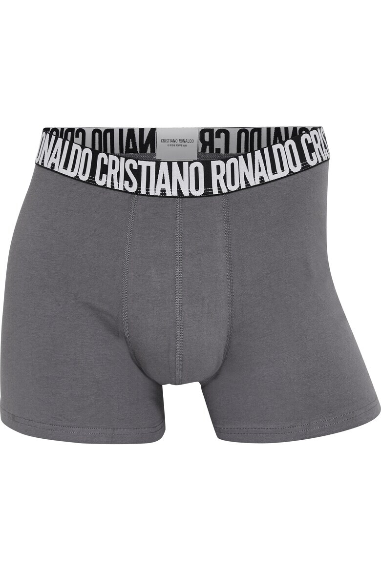 CR7 Set de boxeri cu banda logo in talie - 5 perechi - Pled.ro