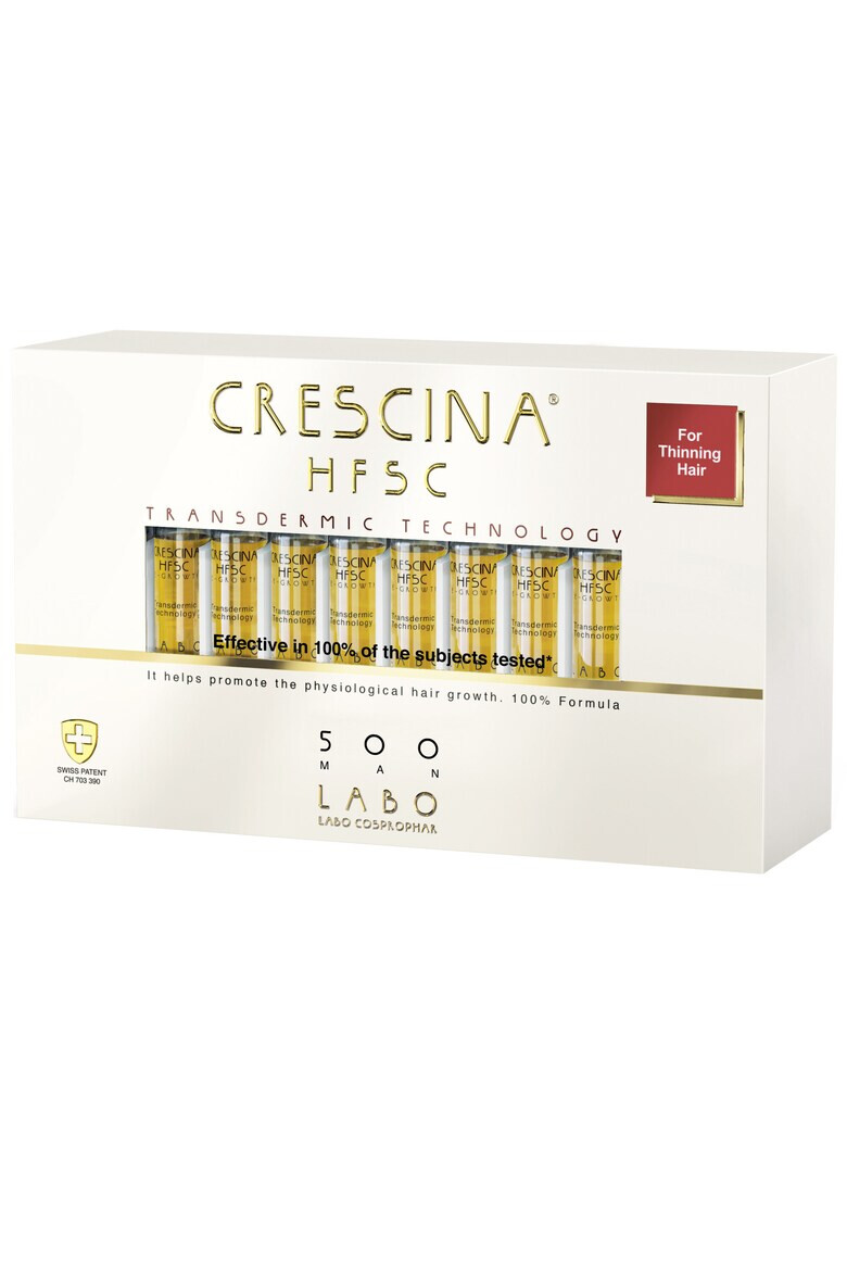 Crescina Fiole impotriva caderii parului Transdermic barbati 20 fiole - Pled.ro