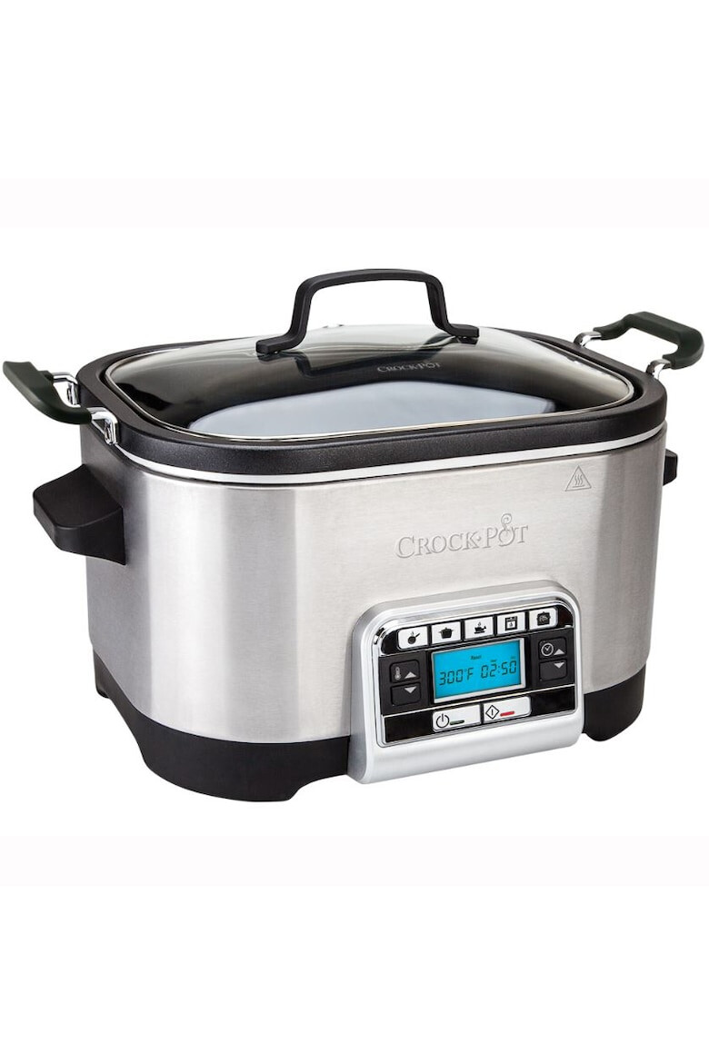 Crock-Pot Multicooker 5.6L functie slowcooker functie masina de paine Inox - Pled.ro