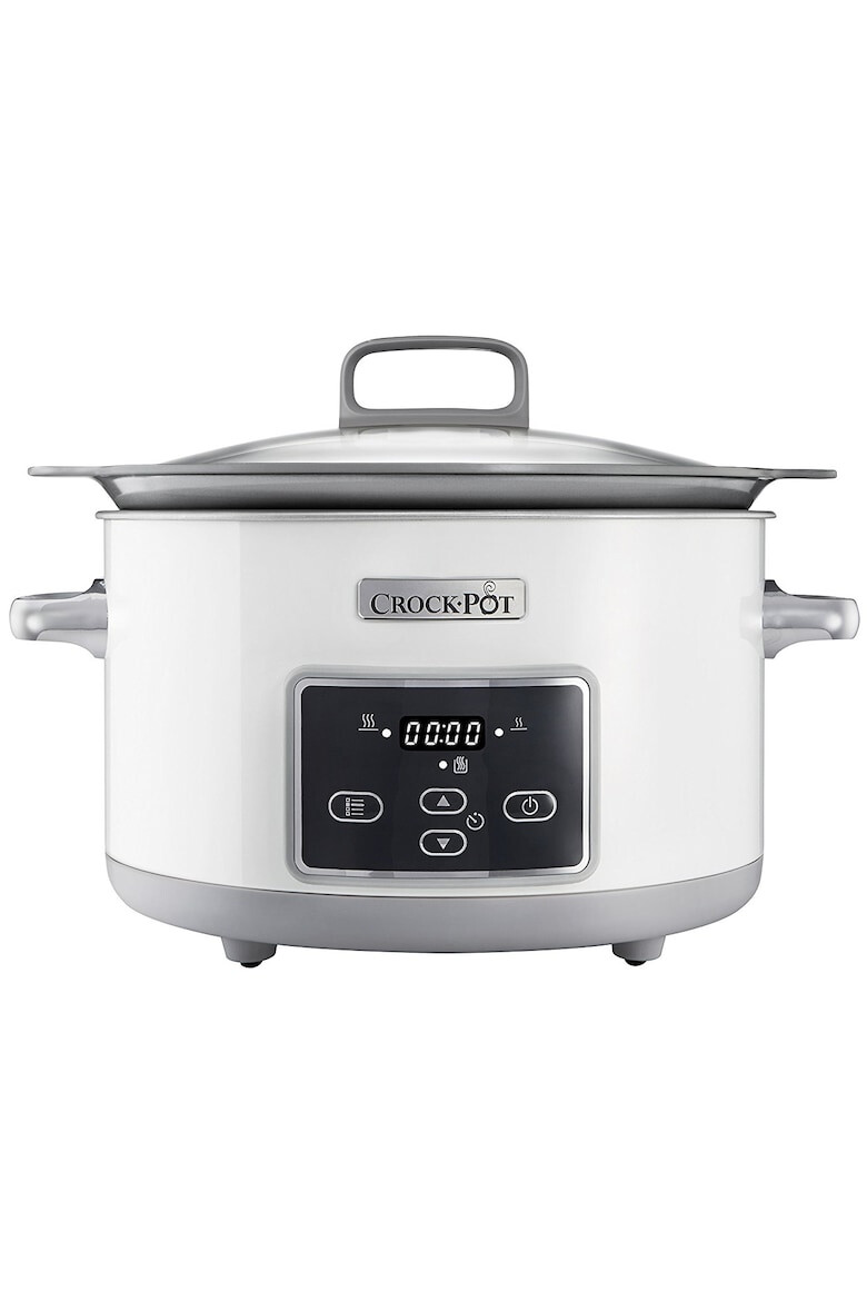 Crock-Pot Slow cooker 5.0 l Digital Vas de ceramica Alb - Pled.ro