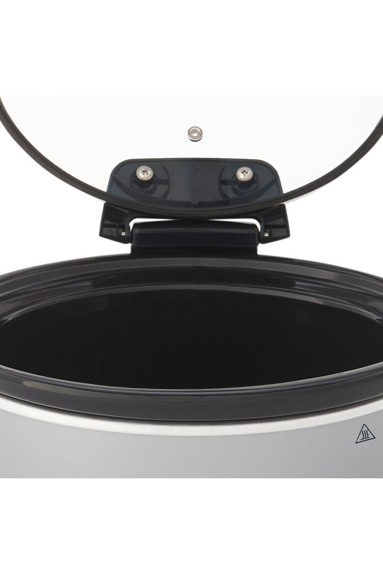 Crock-Pot Slow cooker Digital Hinged Lid 3.5L 210 W Functie Pastrare la cald Vas ceramica detasabil Argintiu - Pled.ro