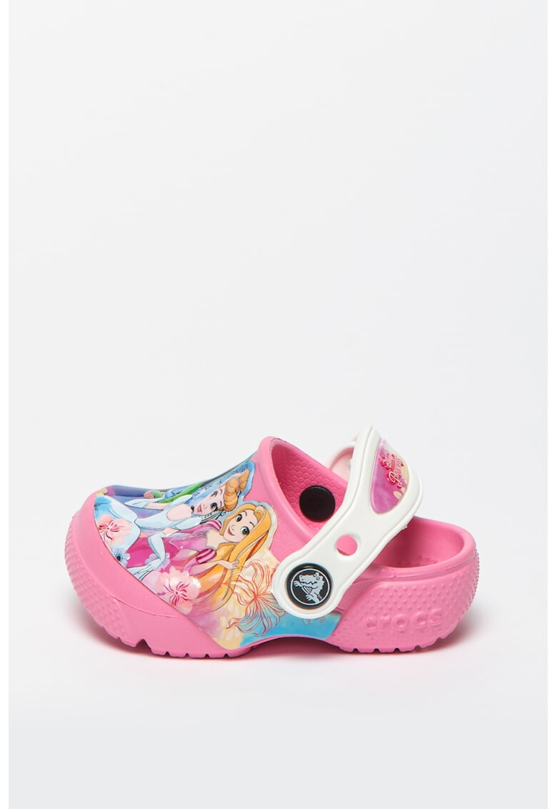 Crocs Papuci cu bareta slingback Disney Princess - Pled.ro