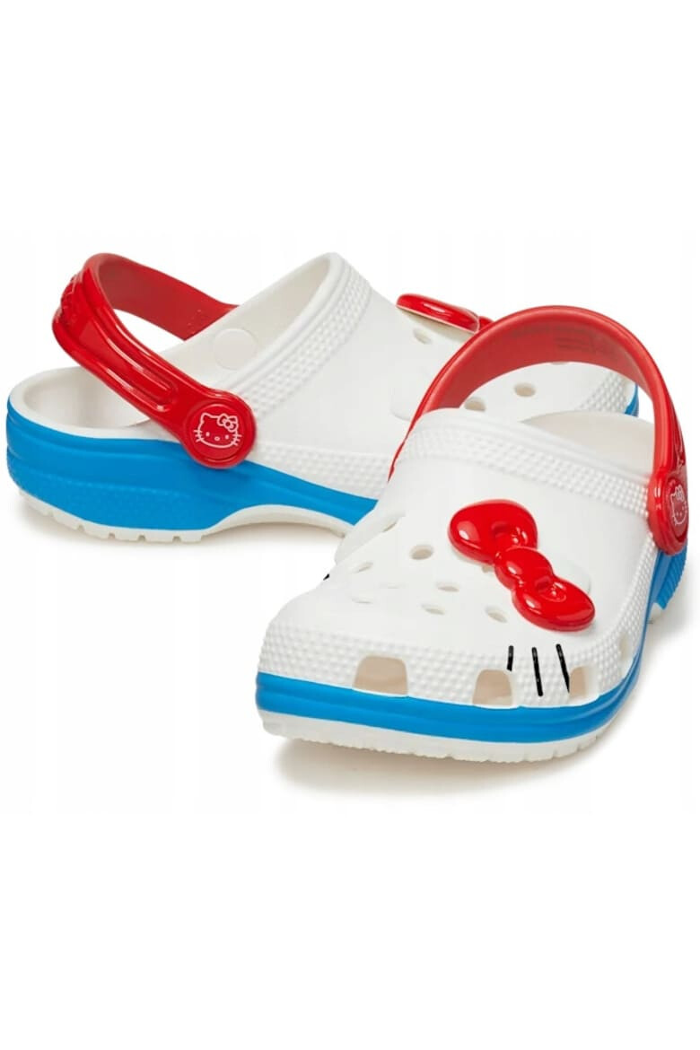 Crocs Saboti Copii Classic Hello Kitty 209469 Clog Alb - Pled.ro