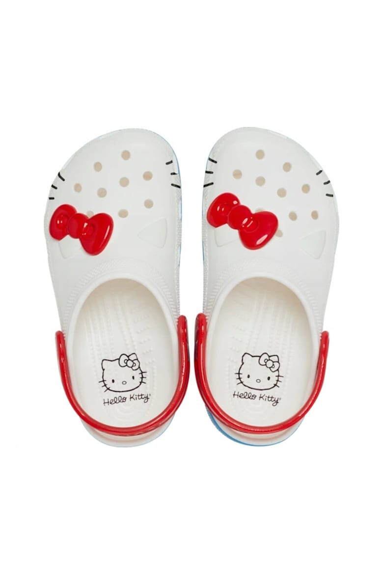 Crocs Saboti Copii Classic Hello Kitty 209469 Clog Alb - Pled.ro