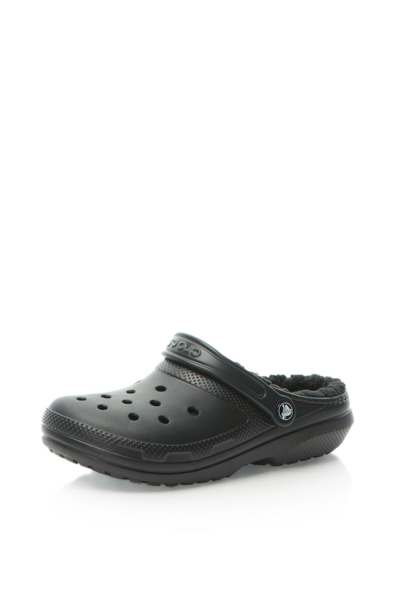 Crocs Saboti cu captuseala de blana shearling sintetica Unisex - Pled.ro