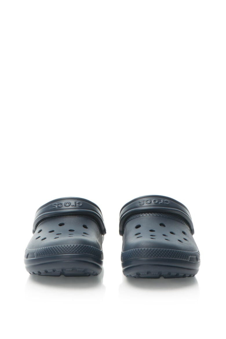 Crocs Saboti cu captuseala de teddy Unisex Bleumarin inchis23 - Pled.ro