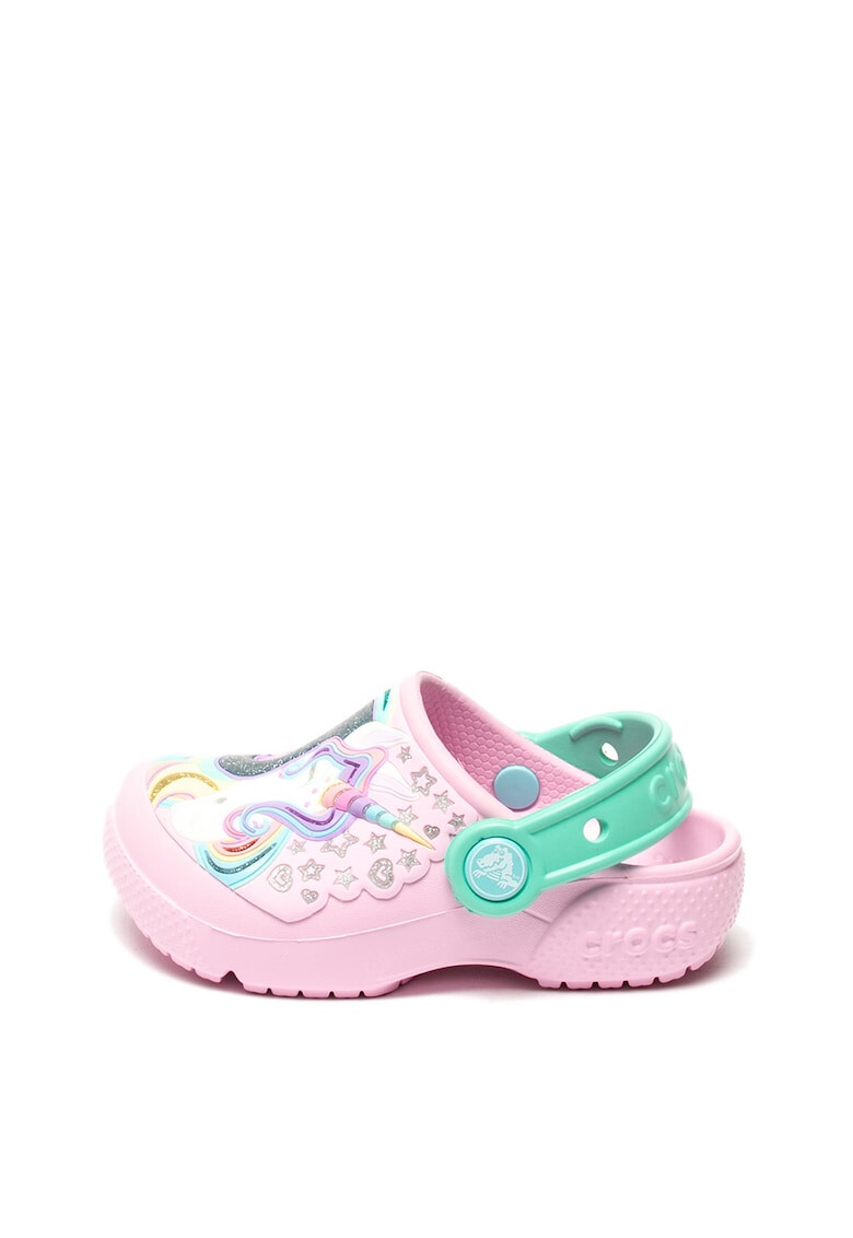 Crocs Saboti roomy fit cu imprimeu grafic - Pled.ro