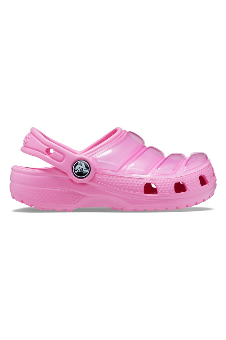 Crocs Saboti slingback cu aspect lacuit - Pled.ro