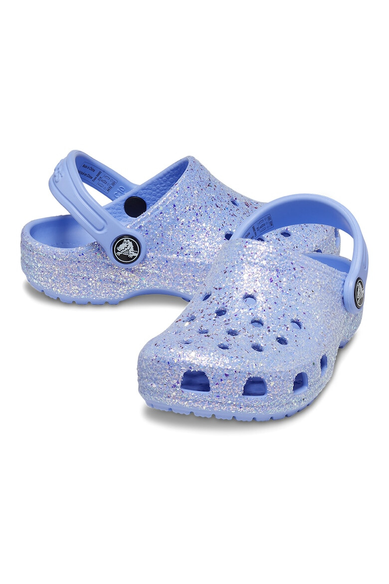 Crocs Saboti slingback cu aspect stralucitor - Pled.ro