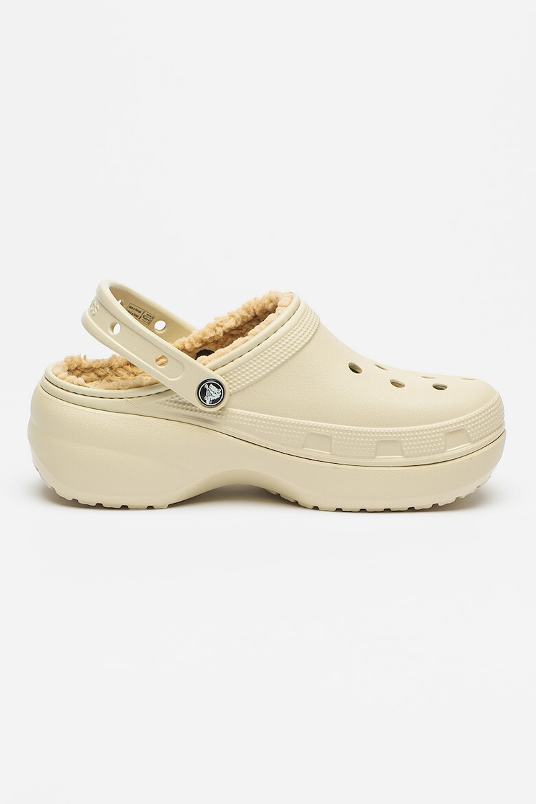 Crocs Saboti slingback cu captuseala din blana sintetica - Pled.ro