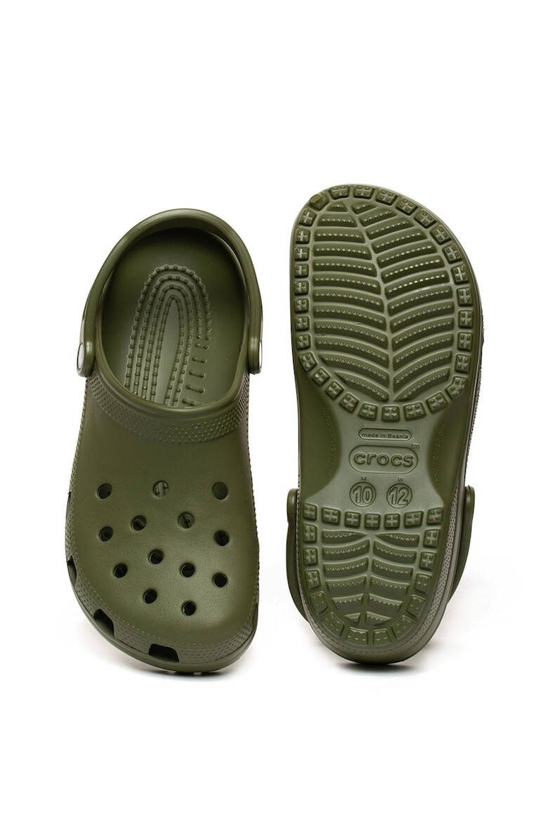 Crocs Saboti slingback cu detaliu logo - Pled.ro