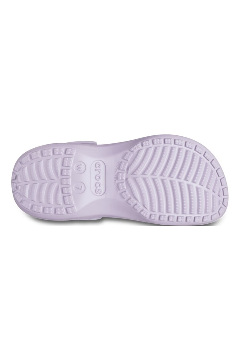 Crocs Saboti slingback cu model perforat si talpa flatform - Pled.ro