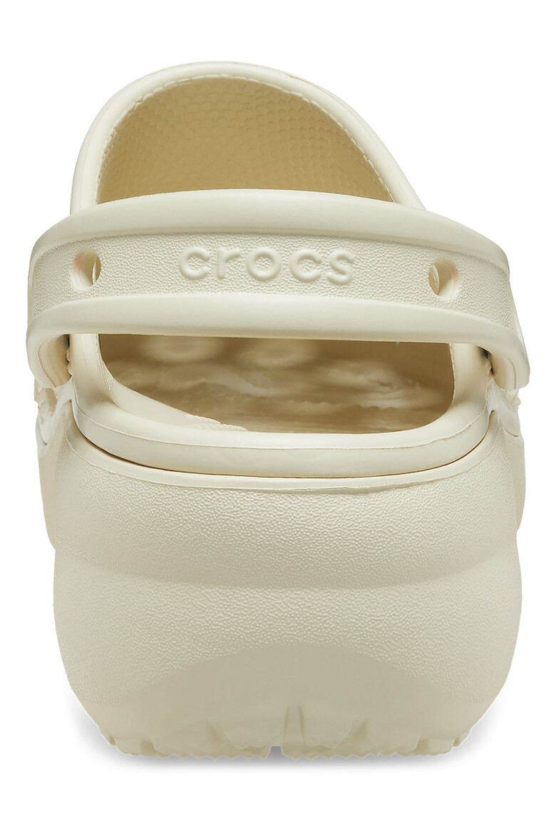 Crocs Saboti slingback cu model perforat si talpa flatform - Pled.ro