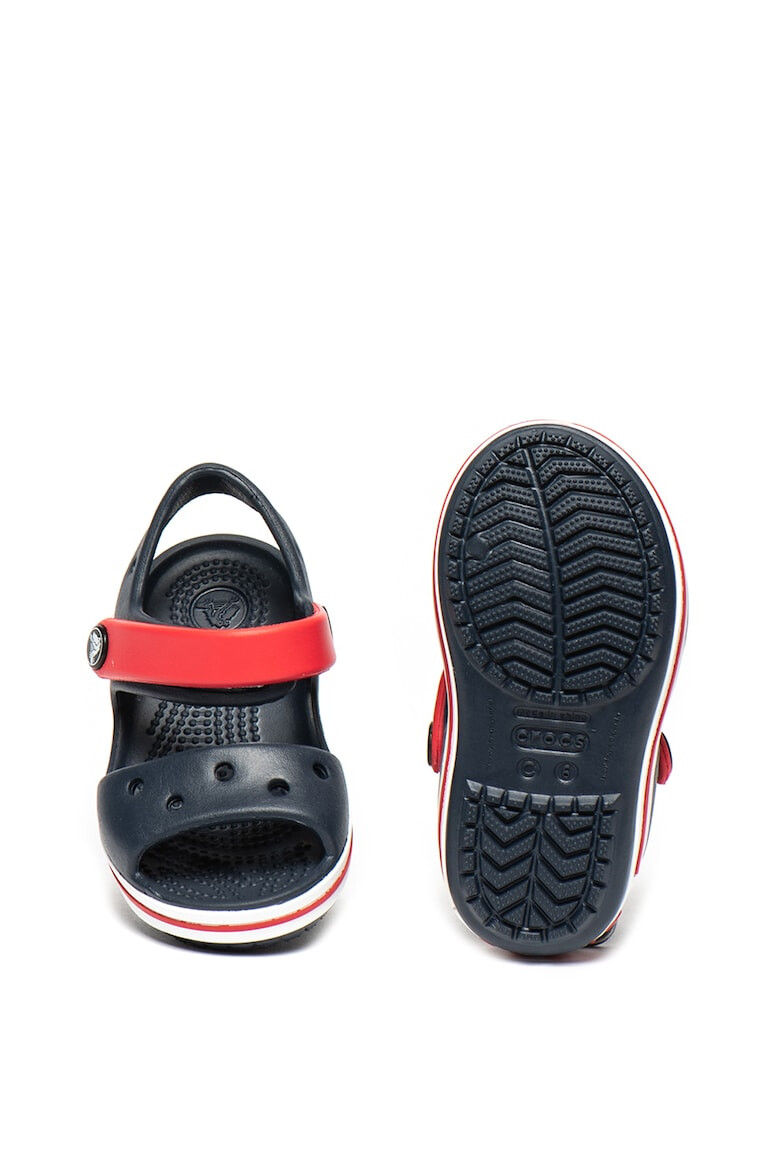 Crocs Sandale relaxed fit cu velcro Negru/Rosu - Pled.ro