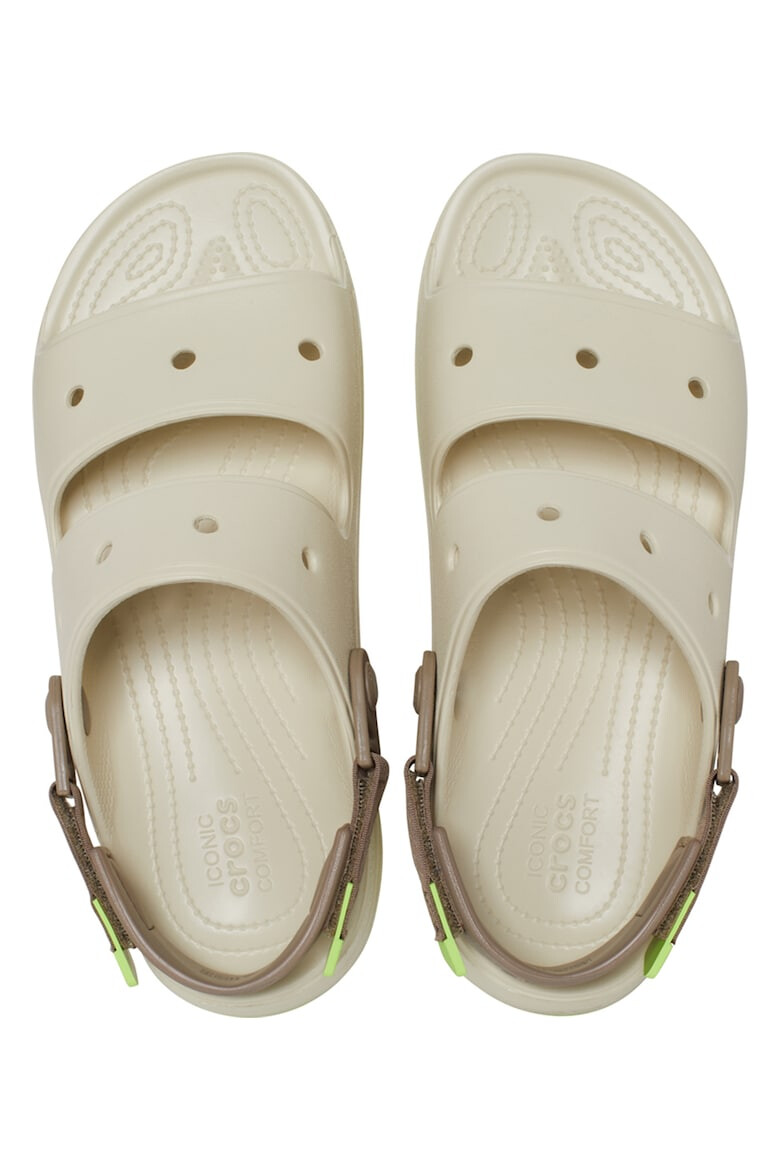 Crocs Sandale slingback cu model uni - Pled.ro