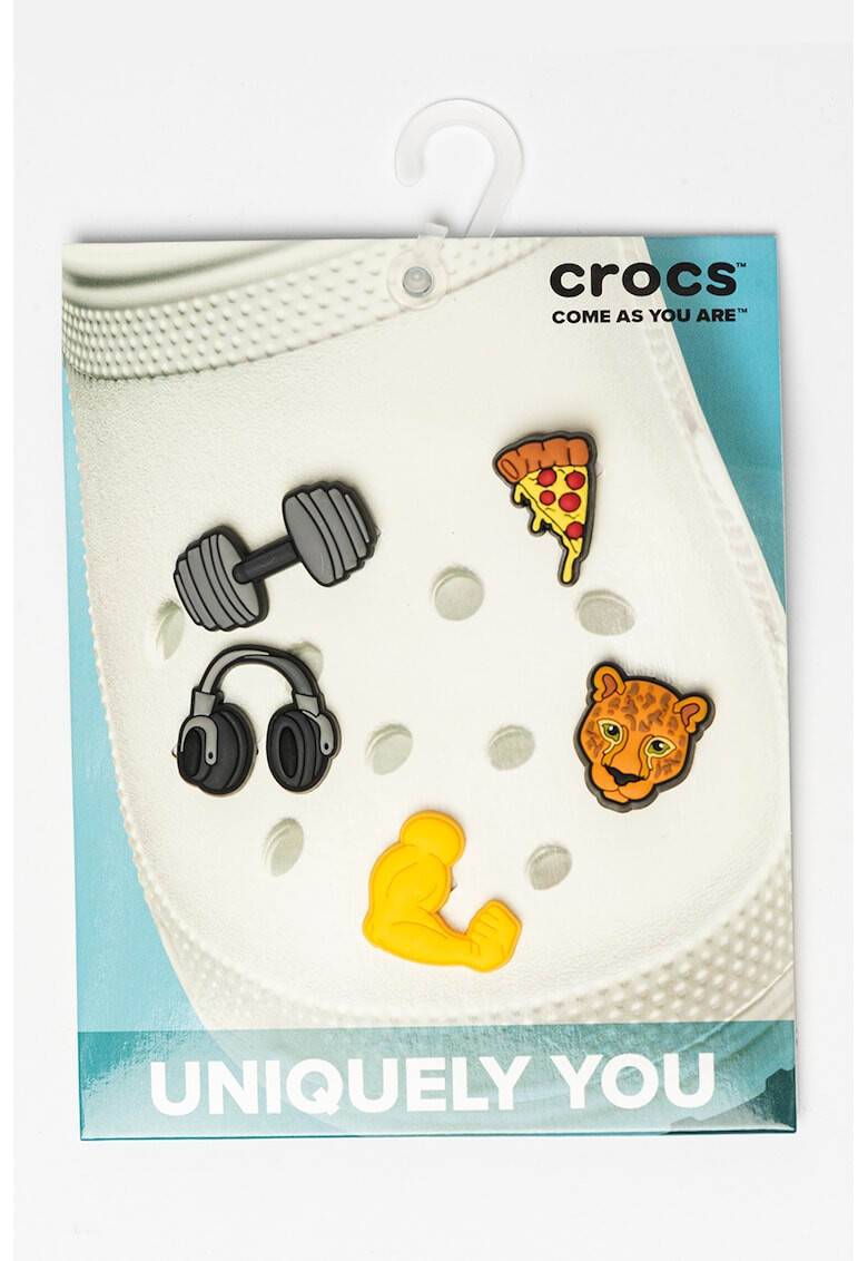 Crocs Set de aplicatii decorative de cauciuc Jibbitz™ Get Swole 5 piese - Pled.ro