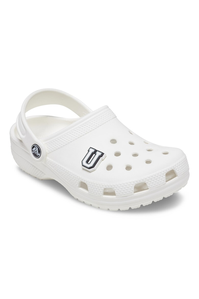 Crocs Talisman litera Jibbitz™ Negru Alb Gri cenusiu - Pled.ro