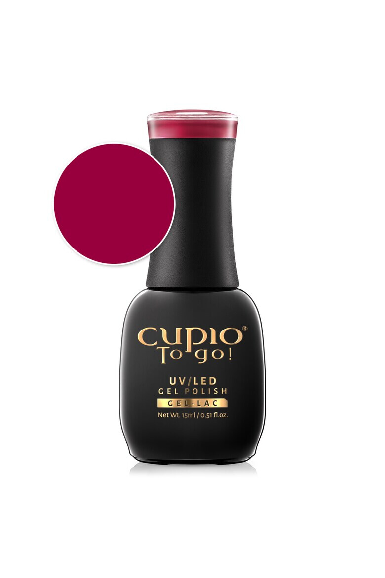 Cupio Oja semipermanenta To Go! Apple Red 15ml - Pled.ro