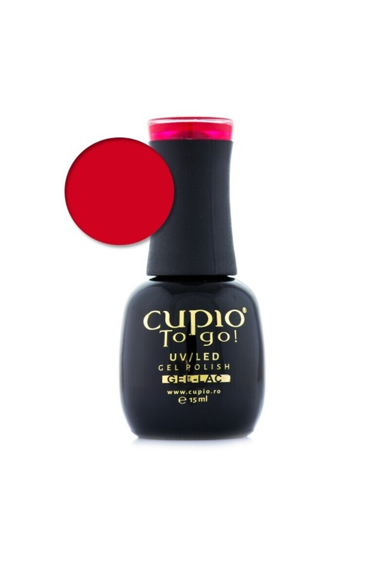 Cupio Oja semipermanenta To Go! Fashion Red 15 ml - Pled.ro