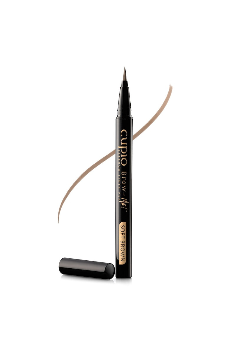 Cupio Tus lichid pentru sprancene Brow-Me! Pen Liner Maro 0.5 ml - Pled.ro