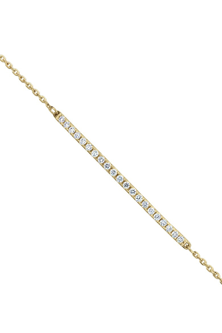 D Diamond Bratara din aur de 14K cu 21 de diamante - Pled.ro