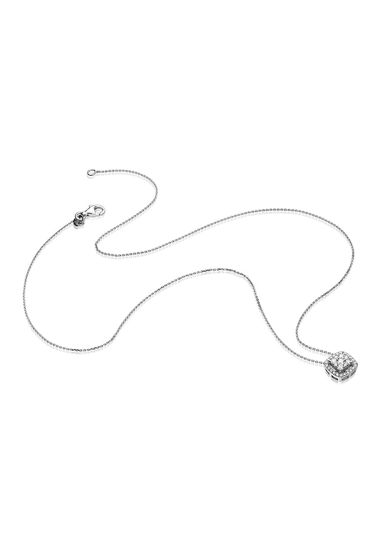 D Diamond Colier de aur de 14K decorat cu 31 de diamante - Pled.ro