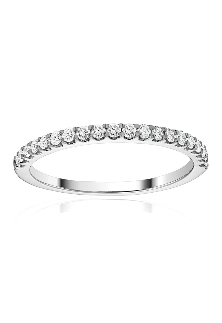 D Diamond Inel de aur alb de 14K cu 20 de diamante - Pled.ro