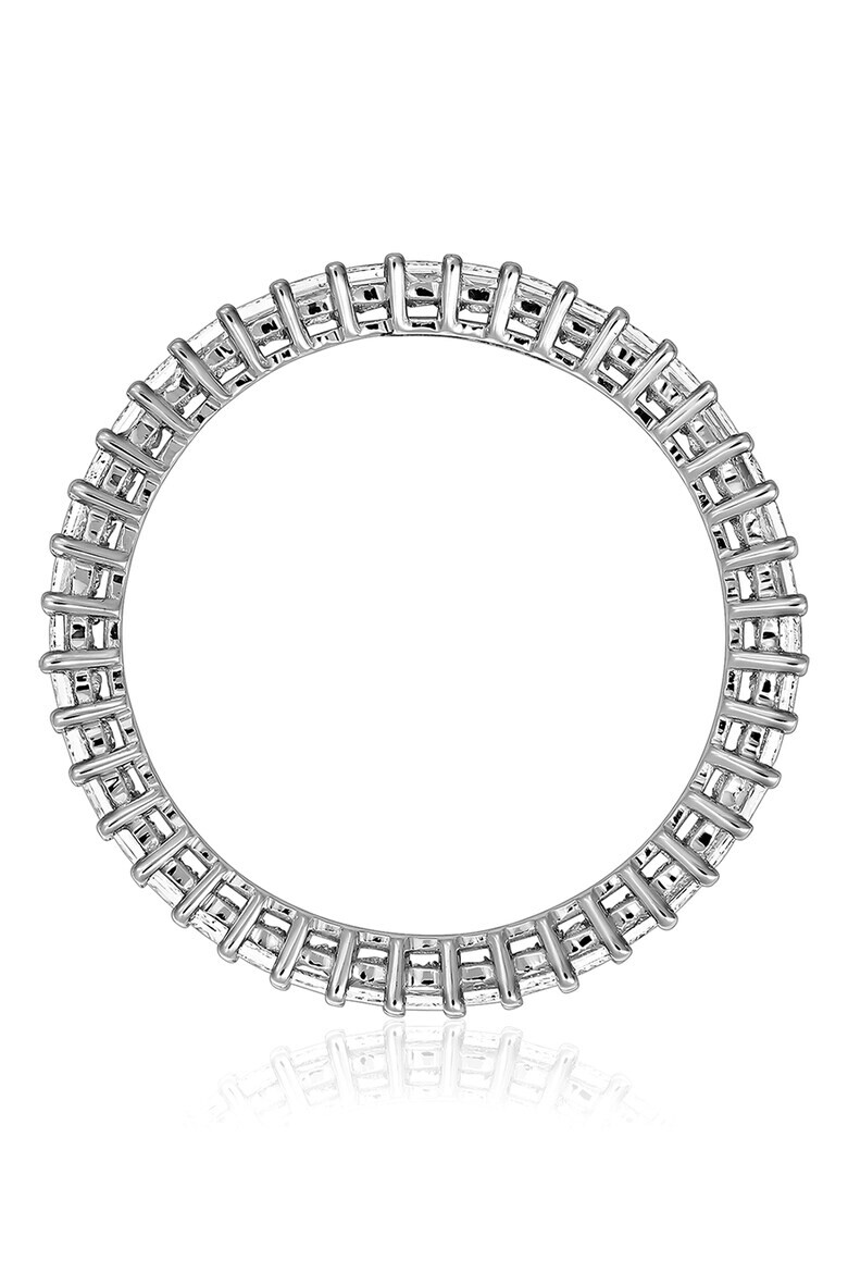 D Diamond Inel de aur alb de 14K decorat cu diamante - Pled.ro