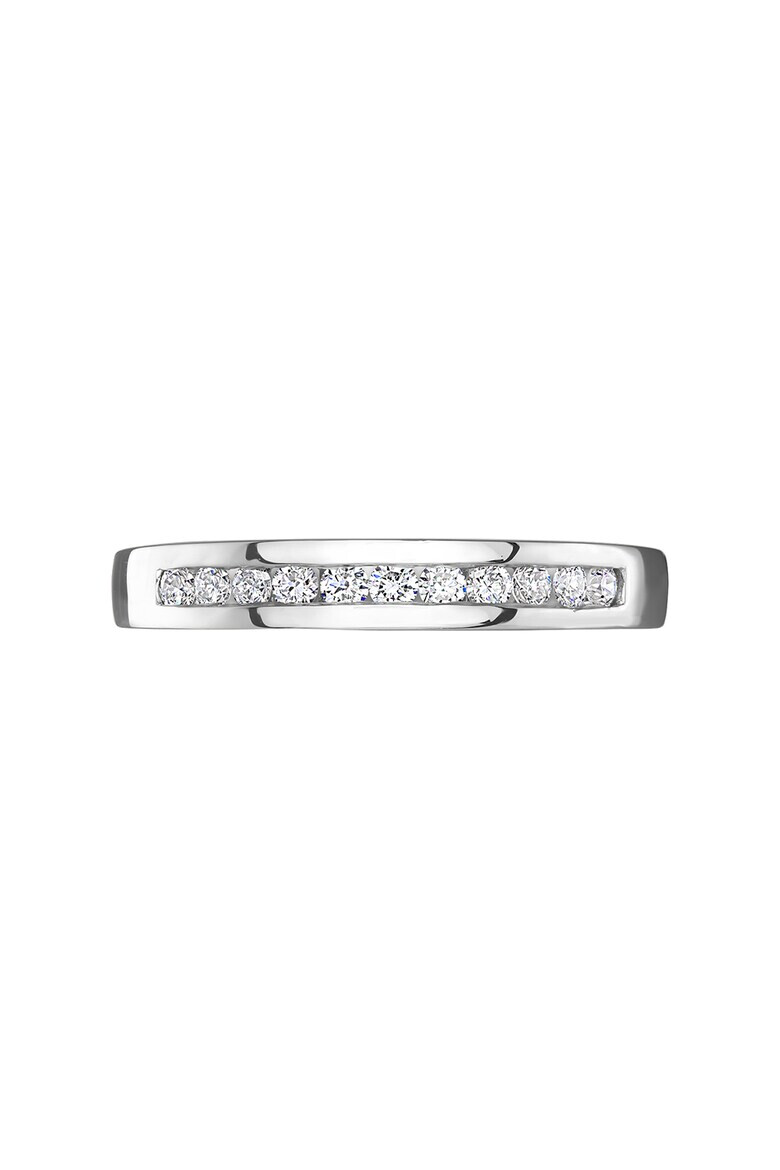 D Diamond Inel din aur de 14K decorat cu 11 diamante - Pled.ro