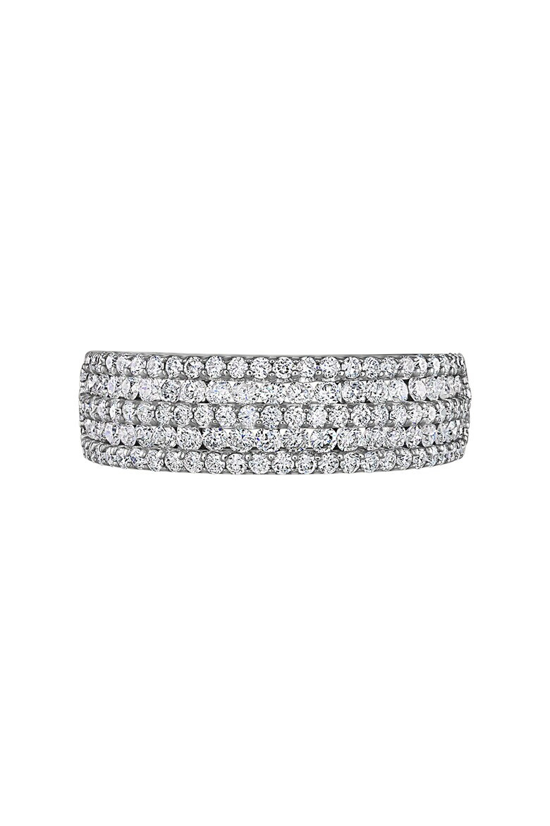 D Diamond Inel din aur de 14K decorat cu 131 de diamante - Pled.ro