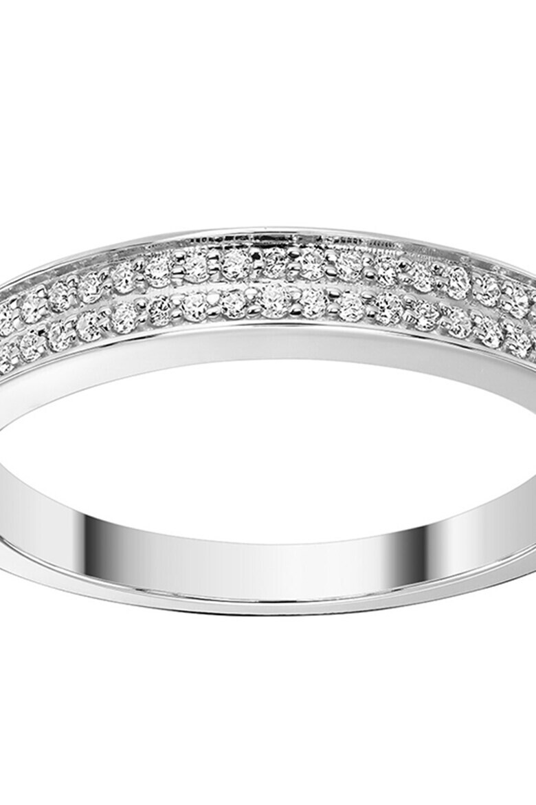 D Diamond Inel din aur de 14K decorat cu 46 de diamante - Pled.ro