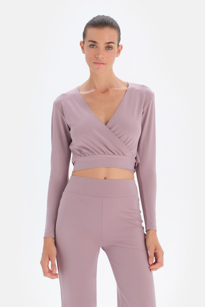 DAGI Bluza crop petrecuta - Pled.ro