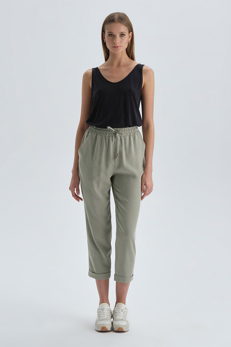 DAGI Pantaloni crop cu talie inalta - Pled.ro