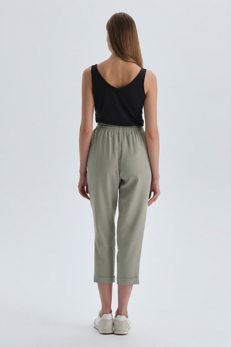 DAGI Pantaloni crop cu talie inalta - Pled.ro