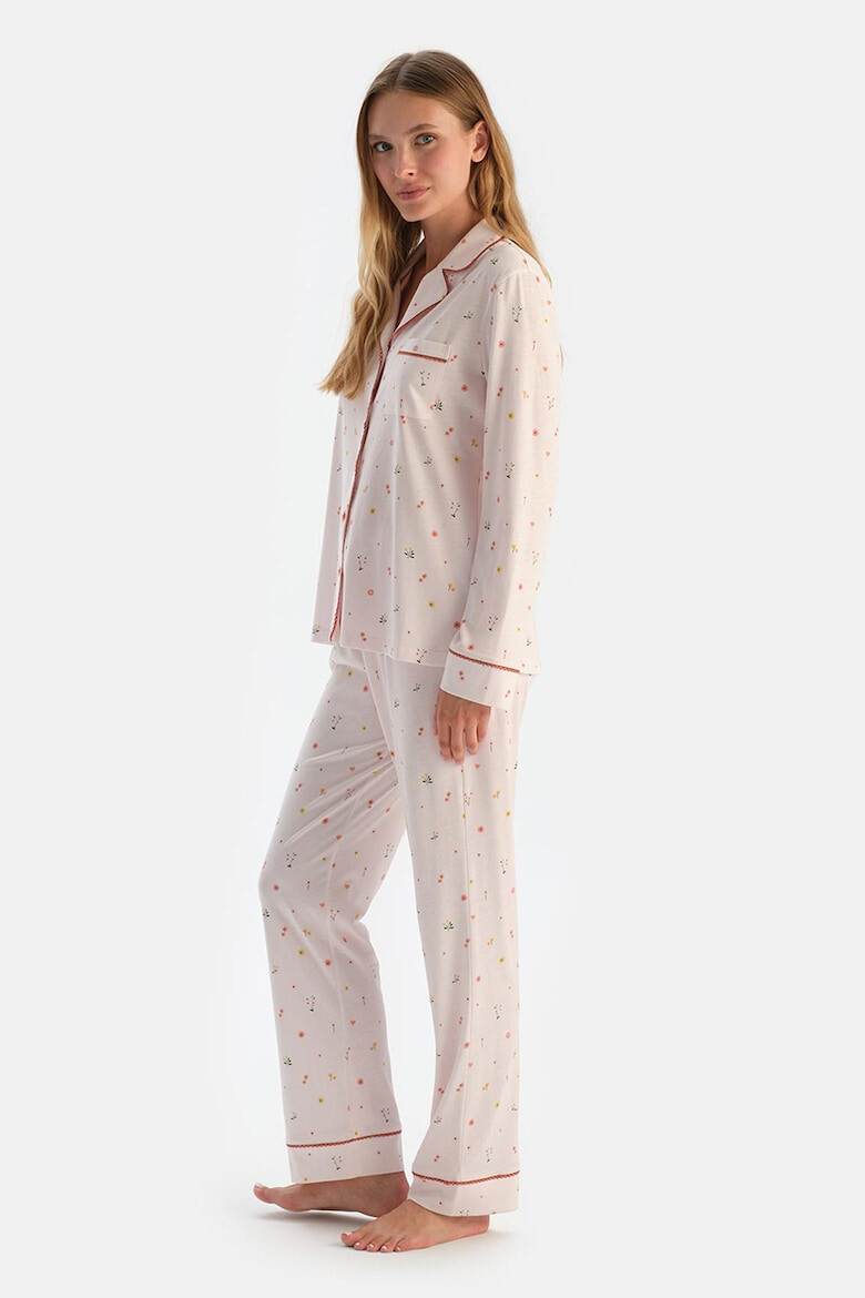 DAGI Pijama cu imprimeu floral pentru gravide - Pled.ro