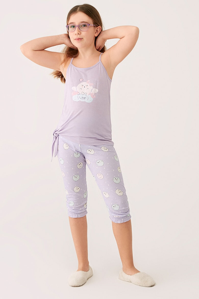 DAGI Pijama cu model grafic - Pled.ro