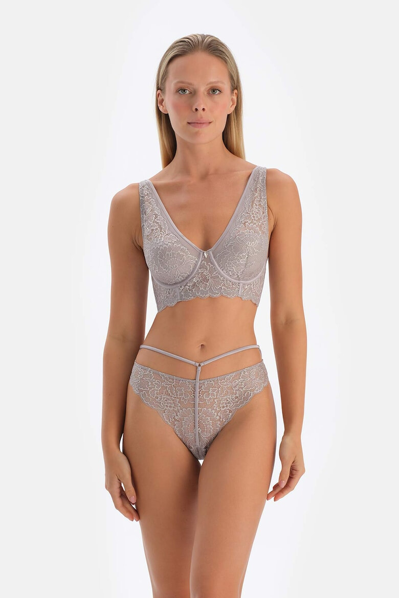 DAGI Sutien longline de dantela - Pled.ro