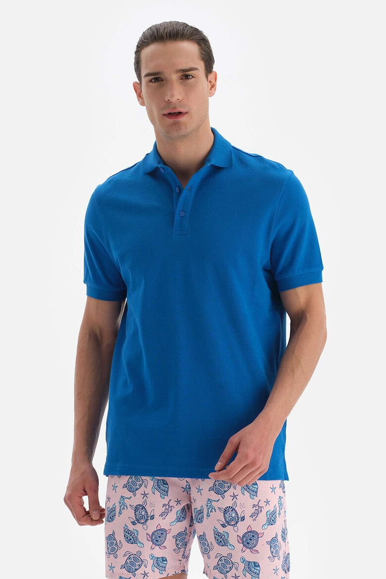 DAGI Tricou polo din bumbac - Pled.ro