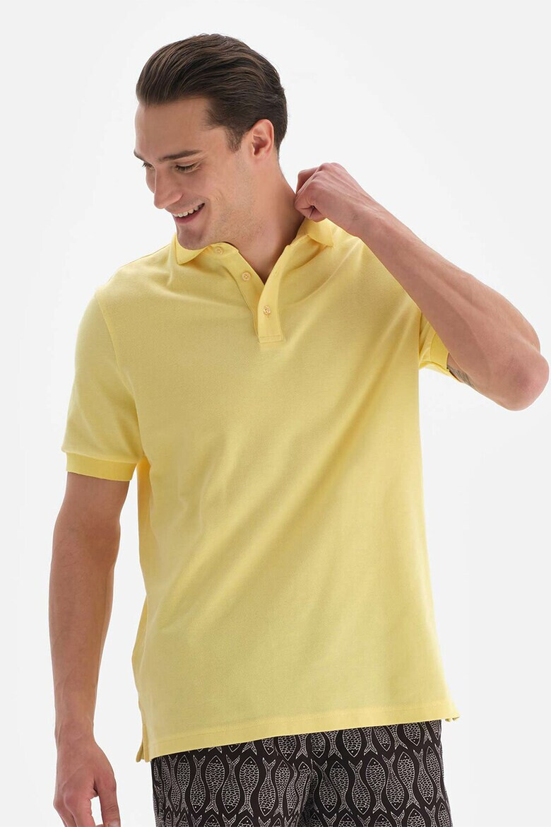 DAGI Tricou polo din bumbac - Pled.ro