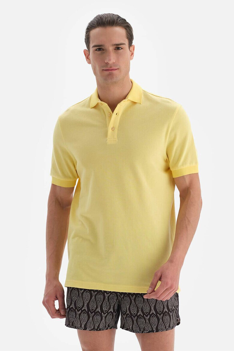 DAGI Tricou polo din bumbac - Pled.ro