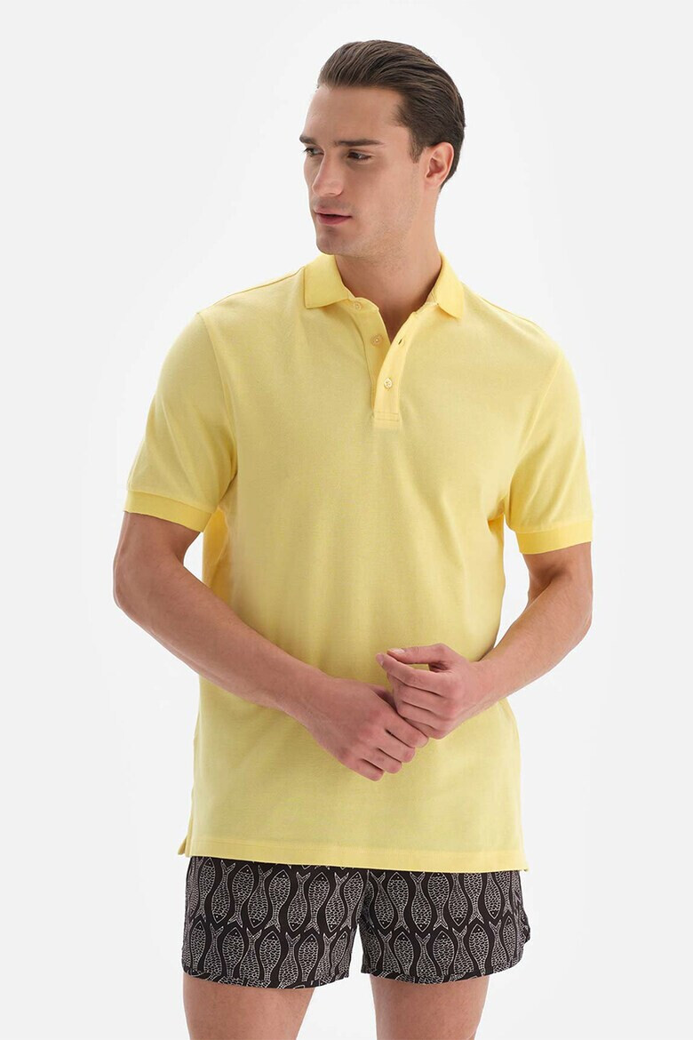 DAGI Tricou polo din bumbac - Pled.ro